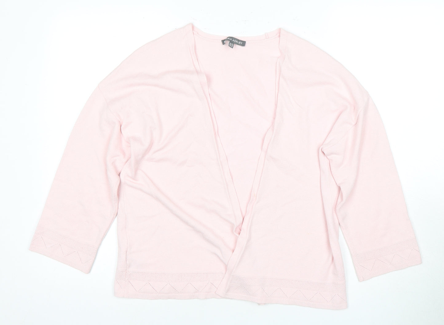 Laura Ashley Women's Pink Cardigan Size 14