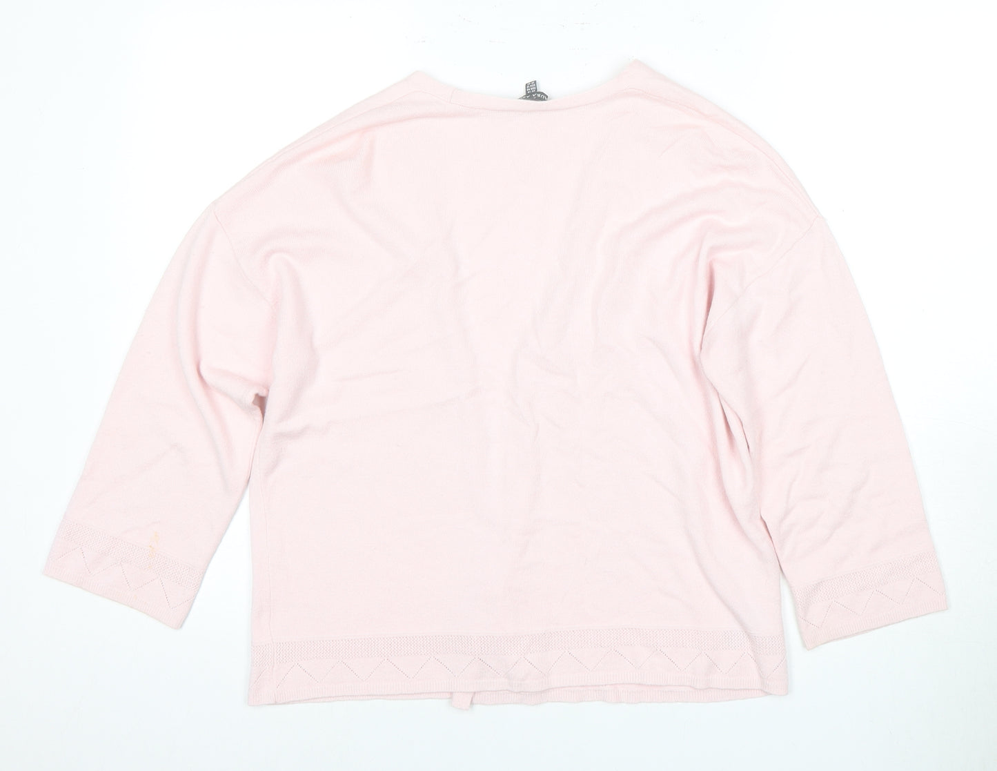 Laura Ashley Women's Pink Cardigan Size 14