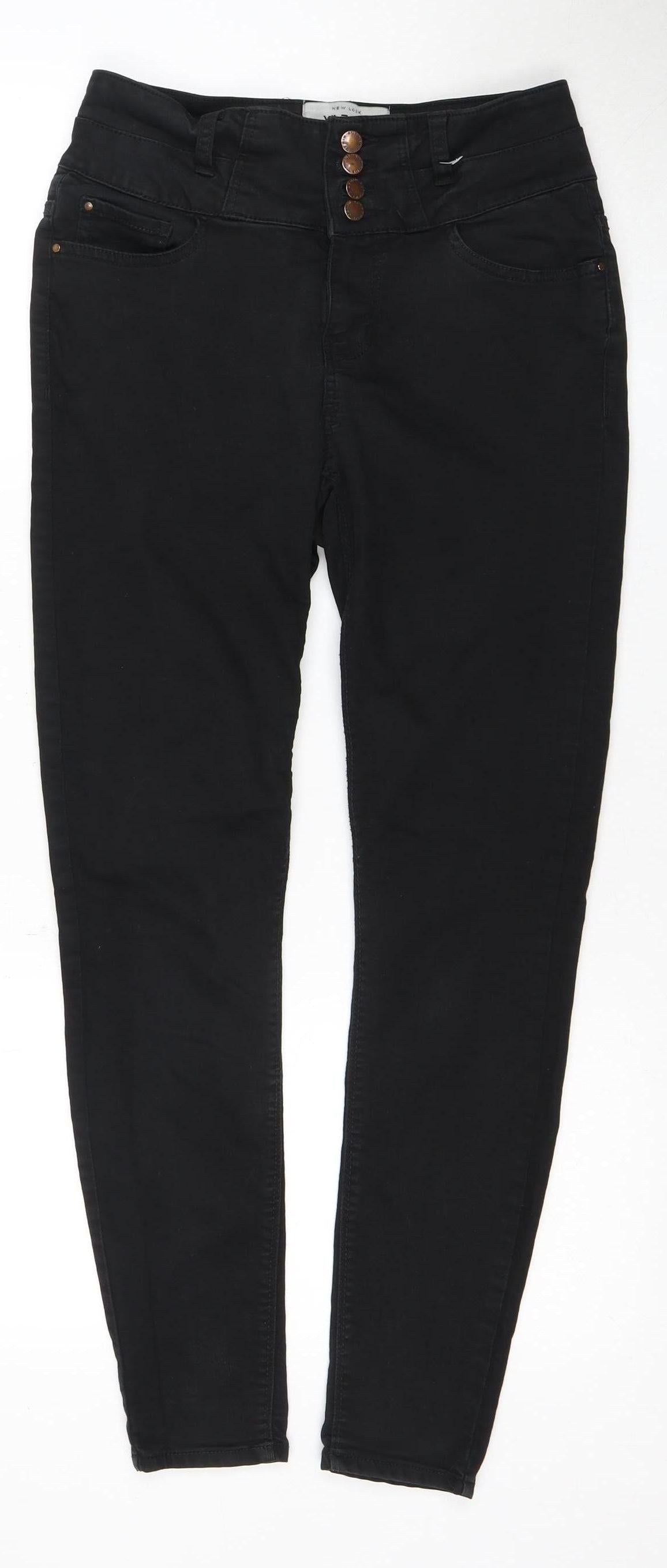 New Look Women's Black High Waist Skinny Jeans