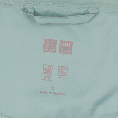 Uniqlo Unisex Adults Green Windbreaker Jacket L