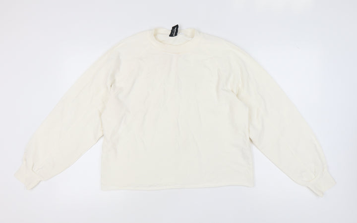 Collusion Women's Ivory Pullover Sweatshirt Size 8