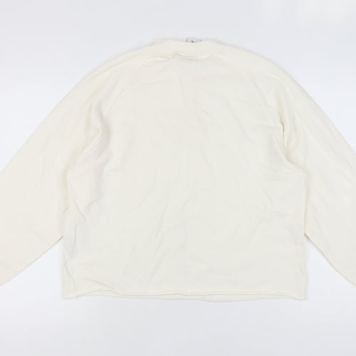 Collusion Women's Ivory Pullover Sweatshirt Size 8
