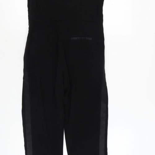 Maje Women's Black Sleeveless Jumpsuit, Size 6, Formal One-Piece