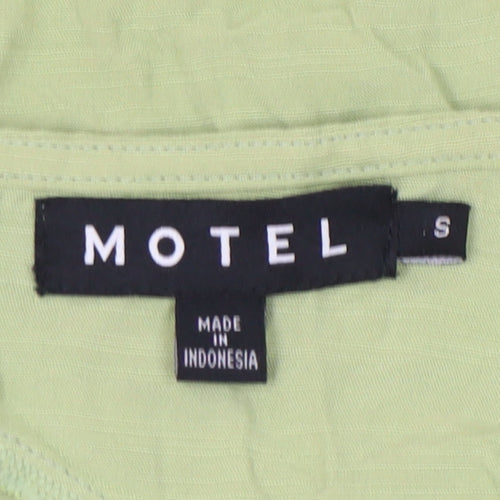 Motel Women's Green Wrap Midi Skirt - Size S