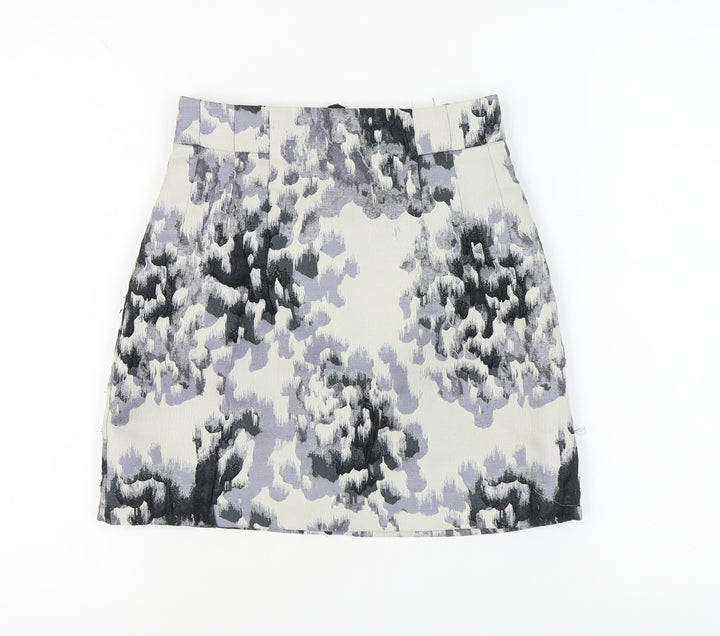 H&M Women's Multicoloured Animal Print Pencil Skirt Size 6