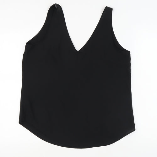 Oasis Women's Black Tank Top, Size 16, V-Neck