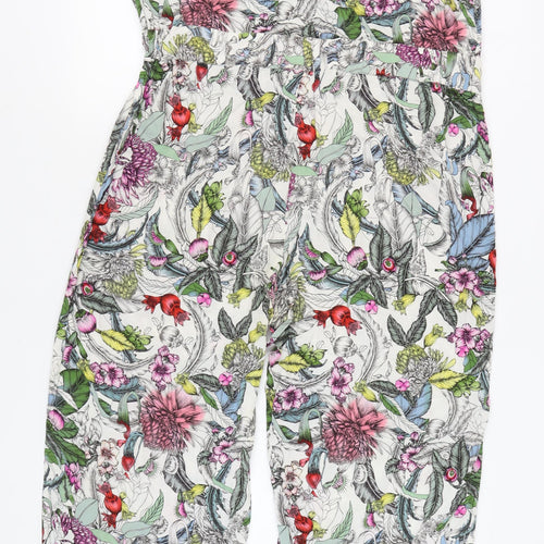Next Women's Multicoloured Floral Jumpsuit Size 20