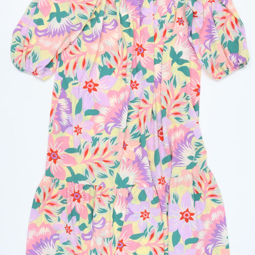 ASOS DESIGN Women's Multicoloured Plus Size Dress
