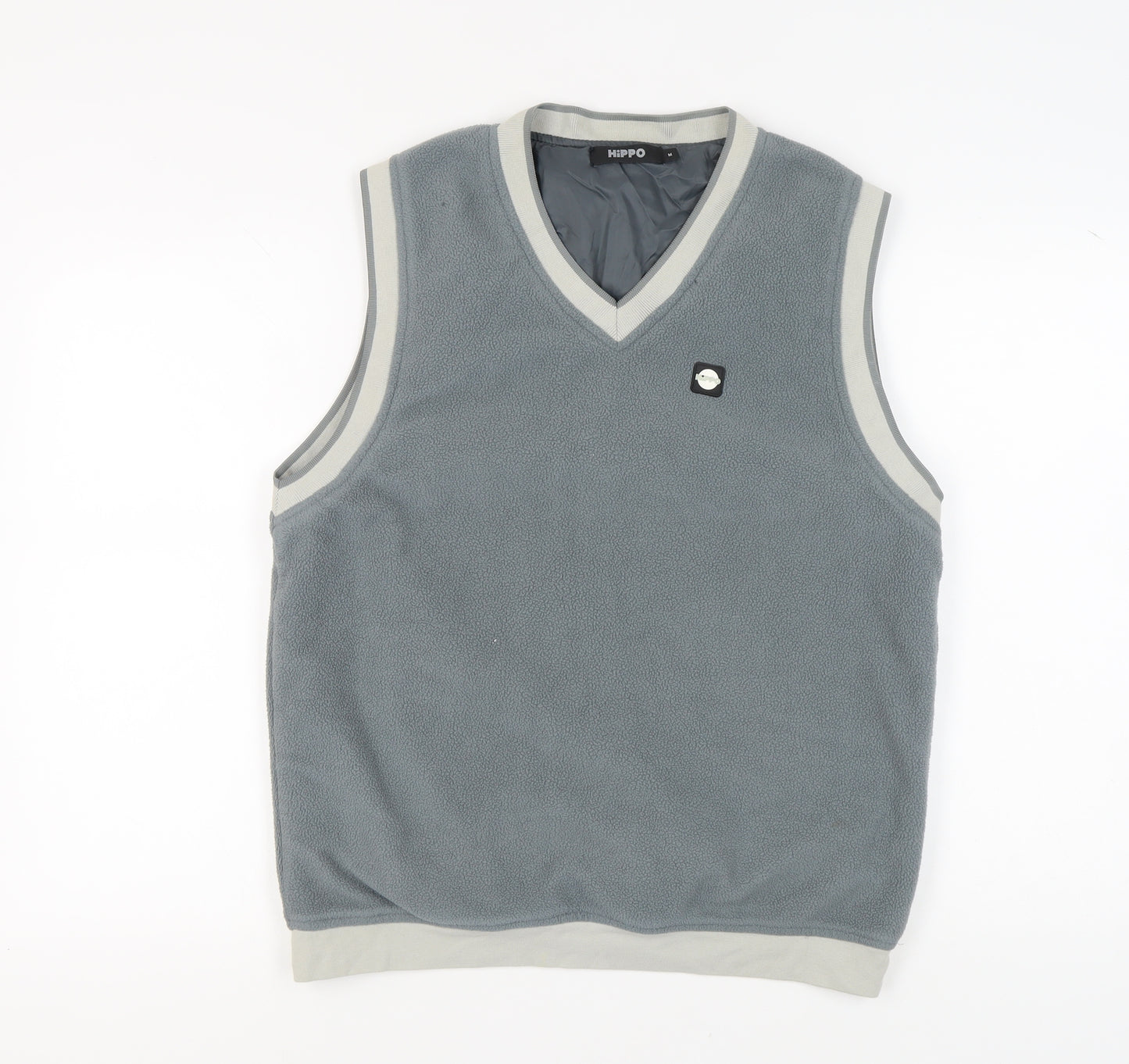 HIPPO Men's Grey Sleeveless Fleece Vest M