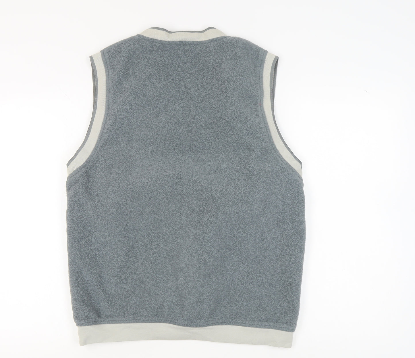 HIPPO Men's Grey Sleeveless Fleece Vest M