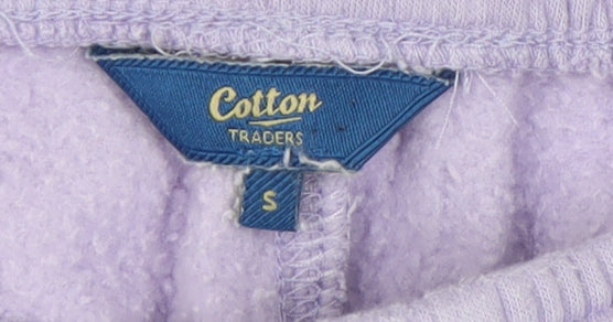 Cotton Traders Women's Purple Jogger Trousers S