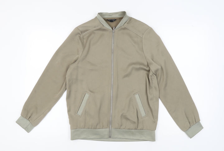 Topshop Women's Beige Basic Jacket Size 10