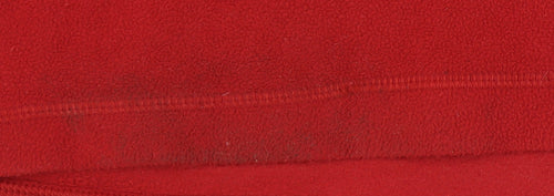 Jack Wolfskin Men's Red Fleece 1/2 Zip Sweatshirt S