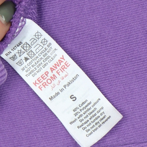 boohooMAN Men's Purple Jogger Trousers Size S