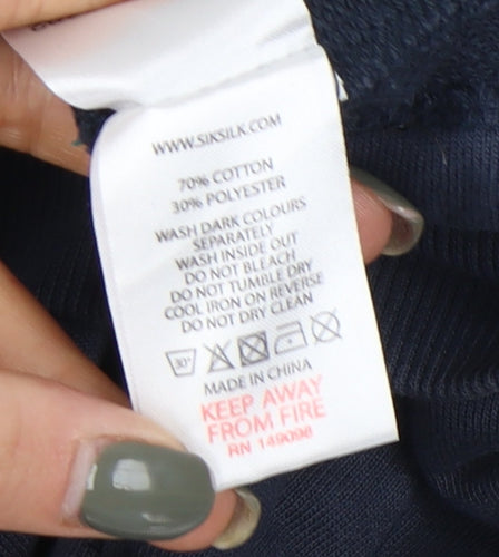 SikSilk Men's Multicoloured Full Zip Hoodie S