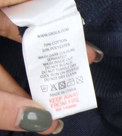 SikSilk Men's Multicoloured Full Zip Hoodie S