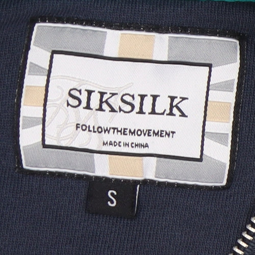 SikSilk Men's Multicoloured Full Zip Hoodie S
