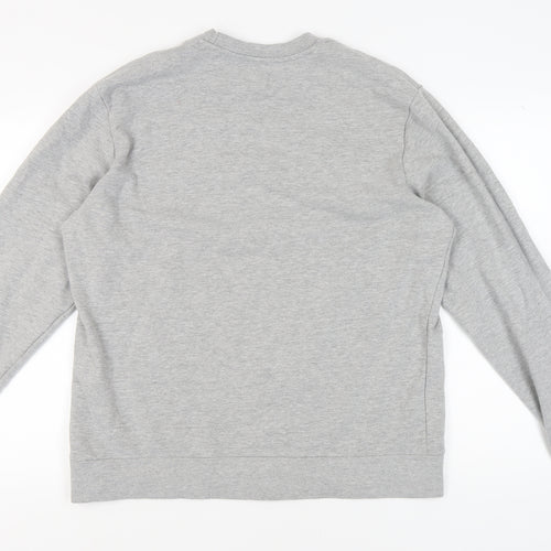 Champion Men's Grey Pullover Sweatshirt L