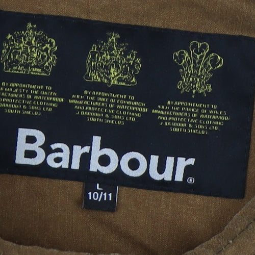 Barbour Boys Brown Anorak Jacket, Size L, Hooded & Lined
