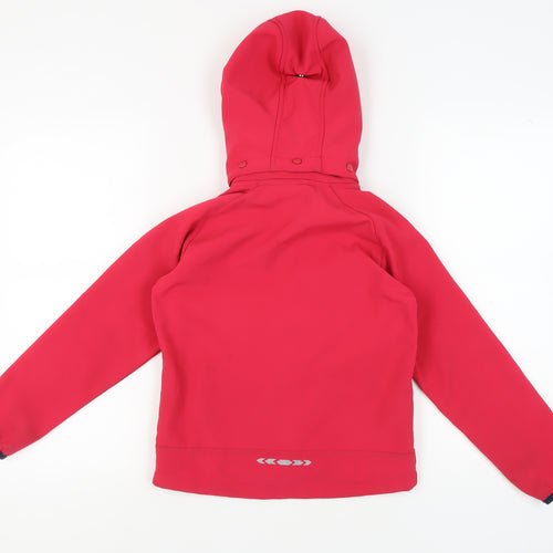 Trespass Girls Red Soft Shell Jacket 9-10 Years