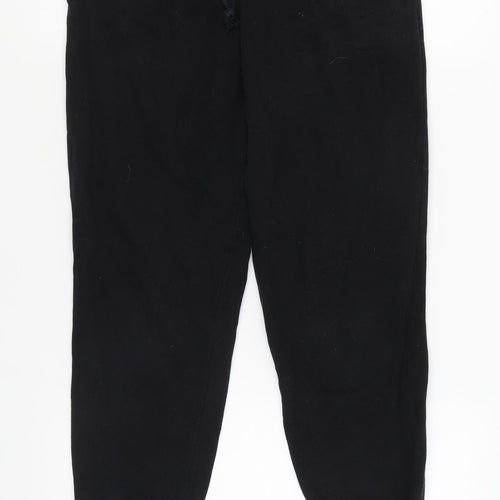 Collusion Women's Black Jogger Trousers Size 12