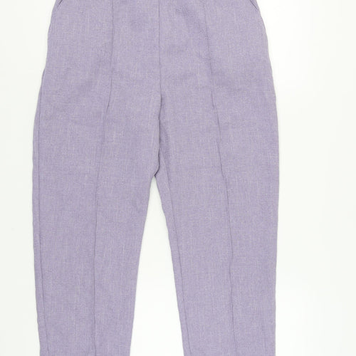 Honor Millburn Women's Purple Trousers Size 14