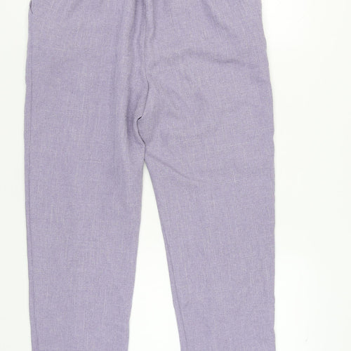 Honor Millburn Women's Purple Trousers Size 14
