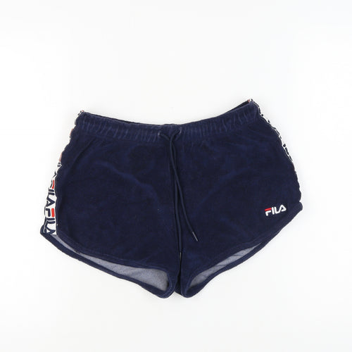 Fila Women's Blue Athletic Shorts, M - Gym & Running