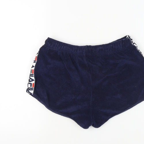 Fila Women's Blue Athletic Shorts, M - Gym & Running