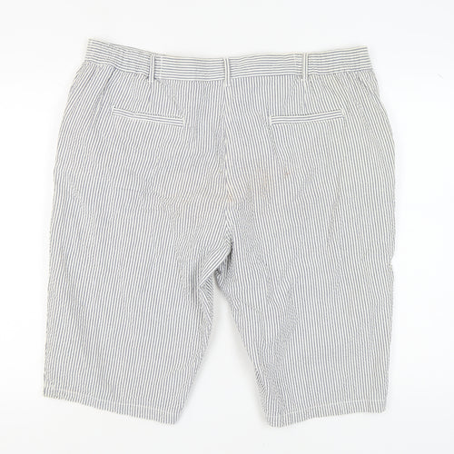 Cotton Traders Women's Blue Chino Shorts Size 20