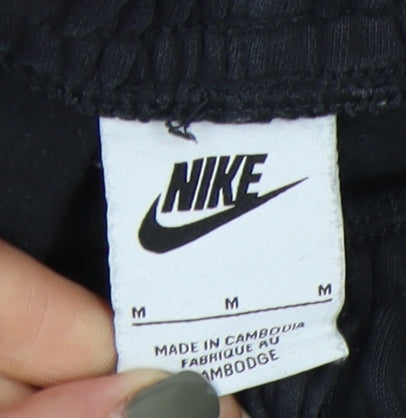 Nike Men's Black Jogger Trousers Medium Size
