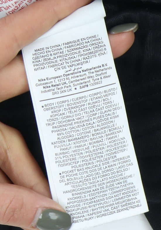 Nike Boys Black Jogger Trousers Size 12-13 Years