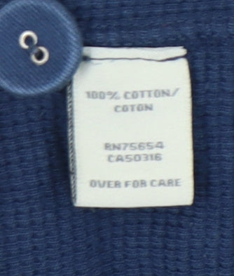 Abercrombie & Fitch Men's Blue Collared T-Shirt M