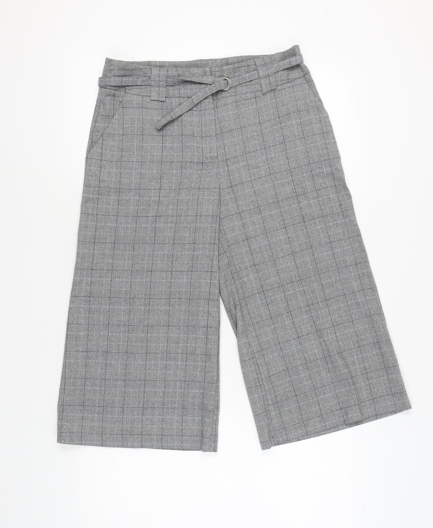South Women's Grey Check Trousers Size 12
