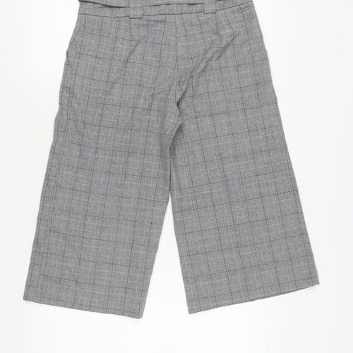 South Women's Grey Check Trousers Size 12
