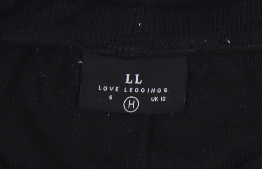 Love Leggings Women's Black Wide-Leg Trousers Size 10