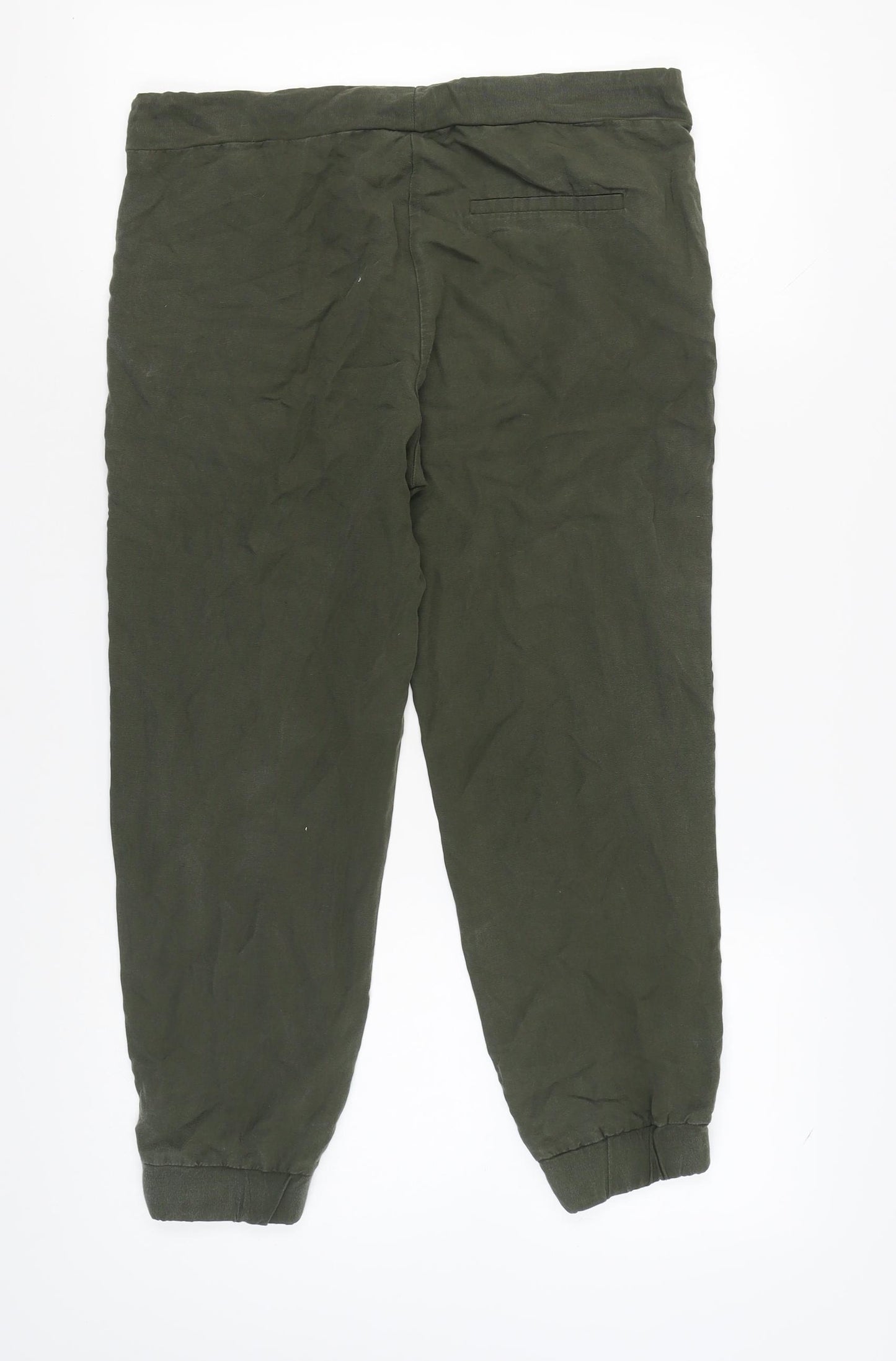 Zara Women's Green Jogger Trousers XS