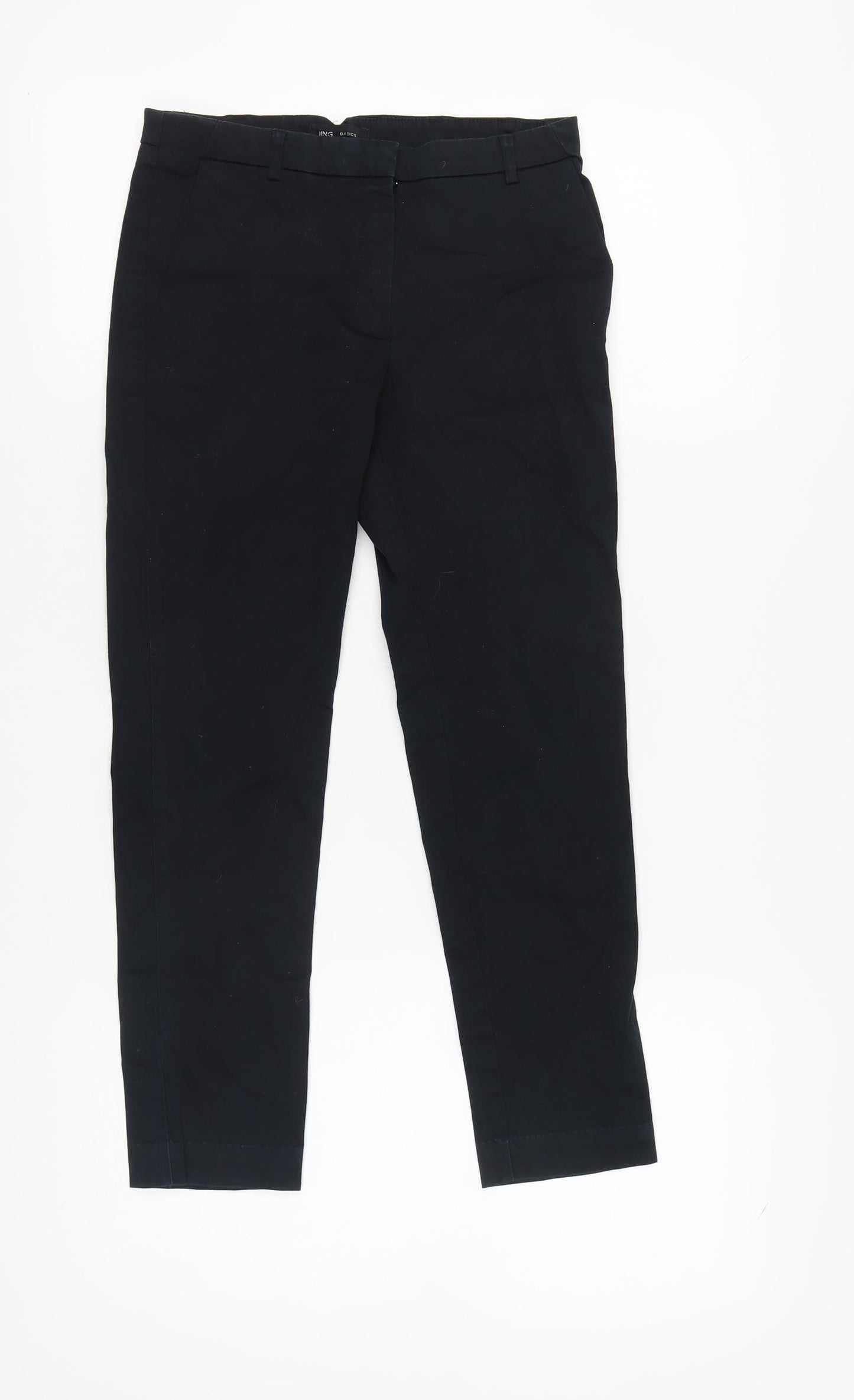 MNG Basics Women's Black Chino Trousers - Size 6