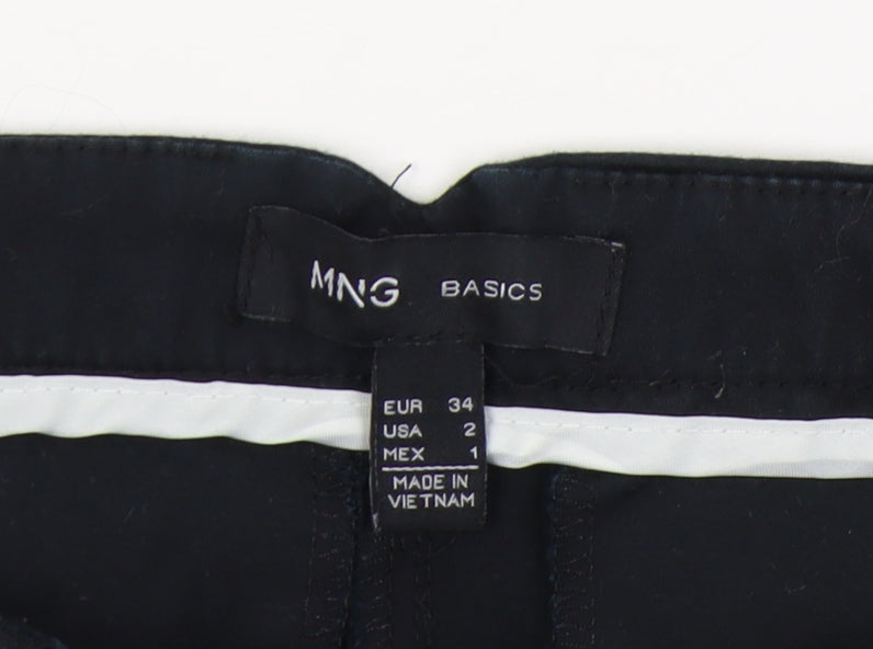 MNG Basics Women's Black Chino Trousers - Size 6