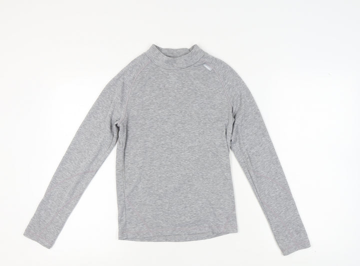 Wedze Teens Grey Long Sleeve T-Shirt Size 14