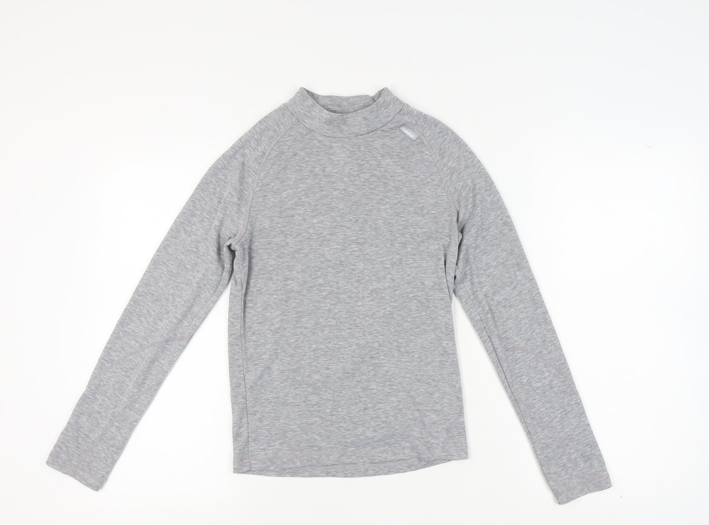 Wedze Teens Grey Long Sleeve T-Shirt Size 14