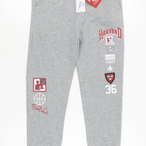 Harvard Girls Grey Jogger Trousers 10-11 Years