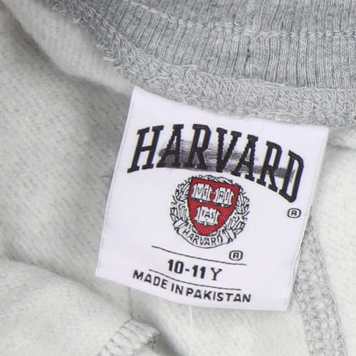 Harvard Girls Grey Jogger Trousers 10-11 Years