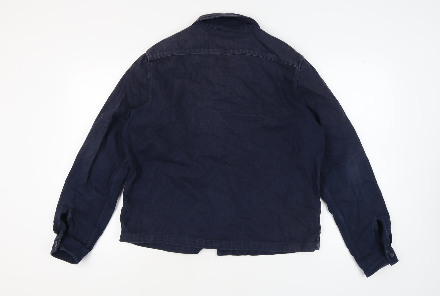 Farrell Men's Blue Cotton Jacket L