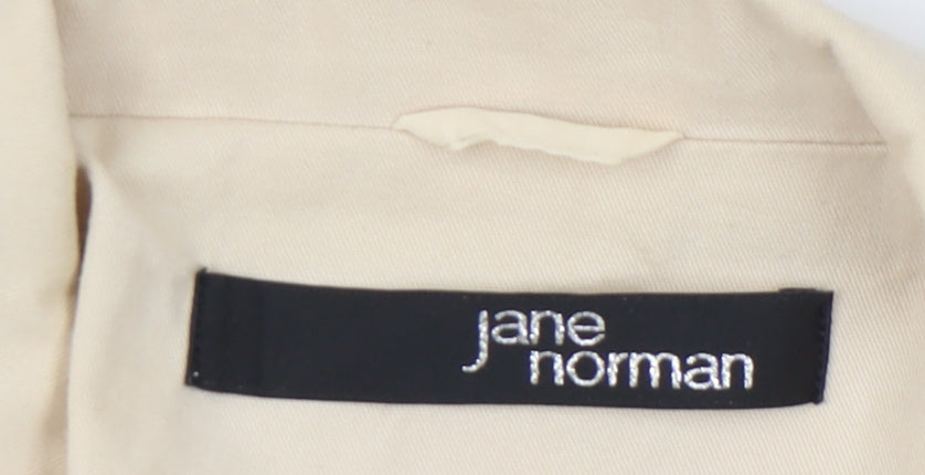 Jane Norman Women's Beige Jacket Size 16