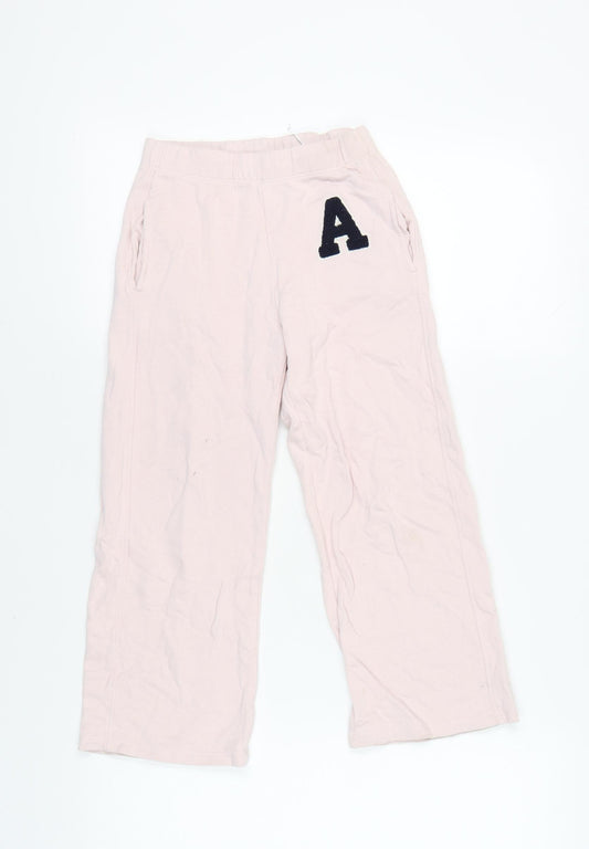 Arket Girls Pink Joggers - Size 8 Years, Comfy Cotton
