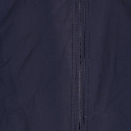 FatFace Women's Blue Hooded Windbreaker Jacket Size 10