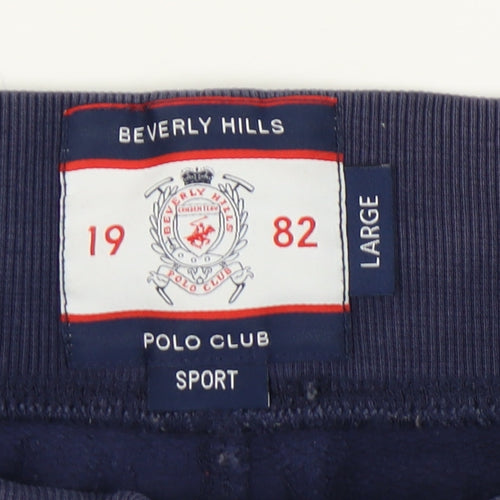 Beverly Hills Polo Club Men's Blue Joggers - Large