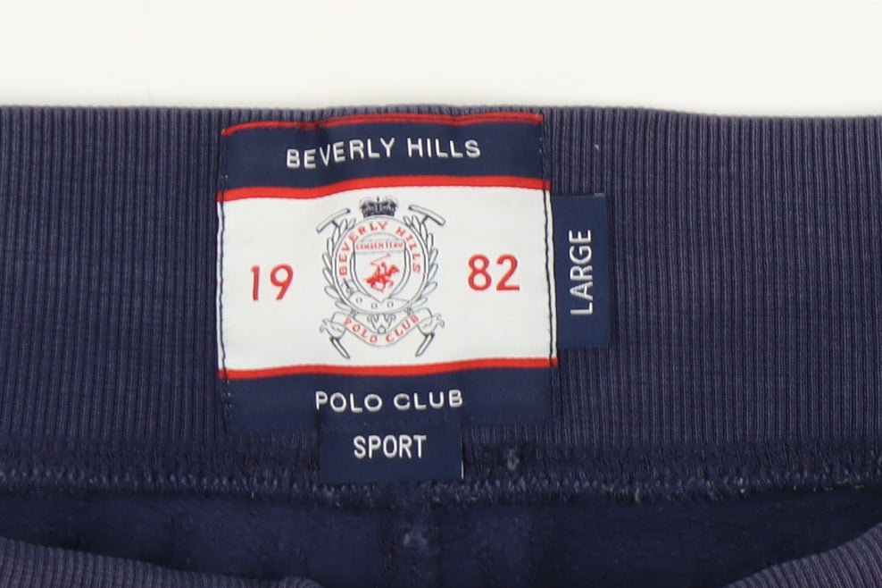 Beverly Hills Polo Club Men's Blue Joggers - Large