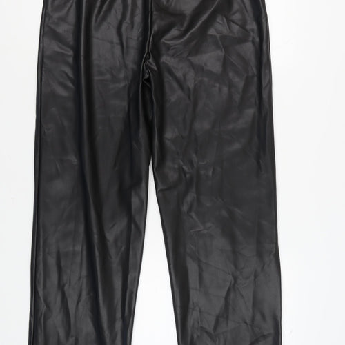 Marks and Spencer Women's Black Regular Trousers